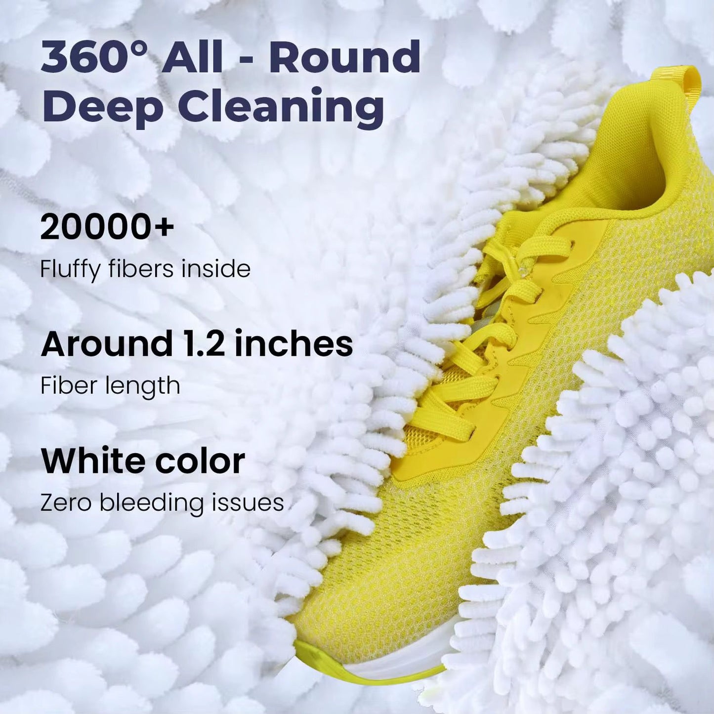 METANOIA KID Shoe Washing Bag — 2-Pack | Dual-Layer Chenille