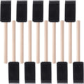 10Pcs Sponge Brush Wooden Handle Watercolor Oil Stain Art Craft Painting Drawing for kids
